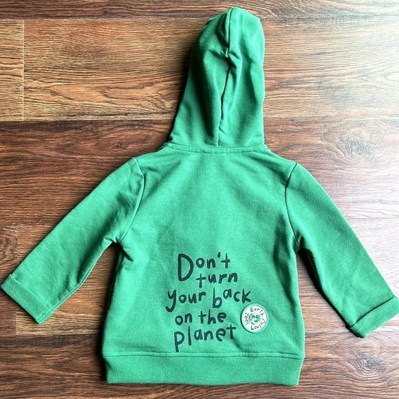 NWT Mon Coeur Baby Hoodie Sweatshirt | Sustainable | 100% Recyclable | Toddler - Picture 7 of 7